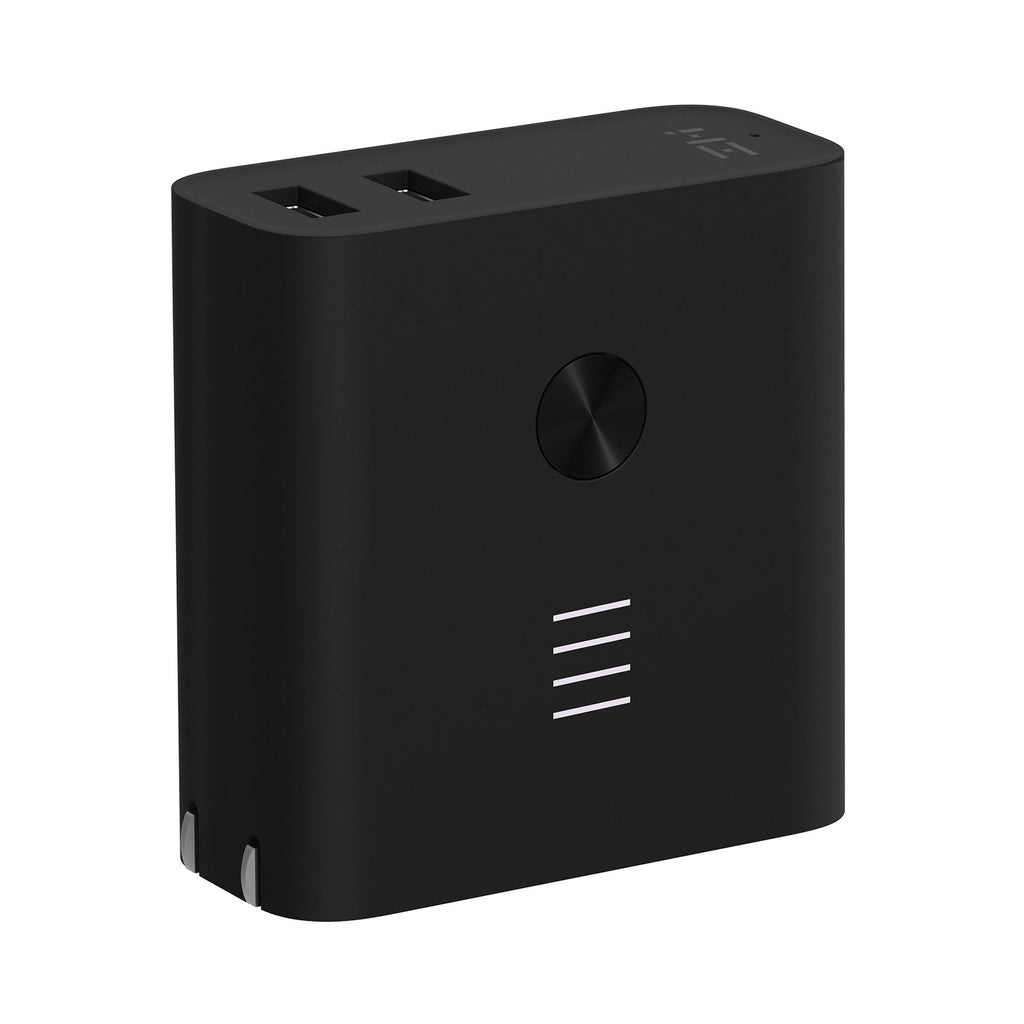 Plugornot Zero 6700mAh Integrated Battery Fast Charge USB Power Adapter