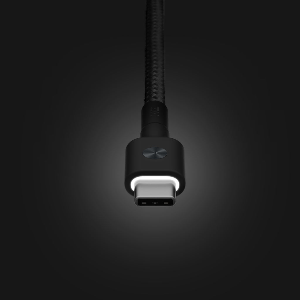 Premium USB-C to USB-A Cable with PP Braided Sleeve for Charging and Data Sync