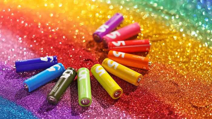 ZMI Rainbow Novelty Alkaline Batteries