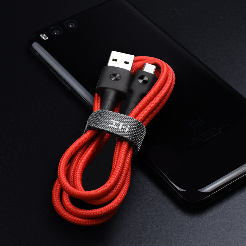 Premium USB-C to USB-A Cable with PP Braided Sleeve for Charging and Data Sync