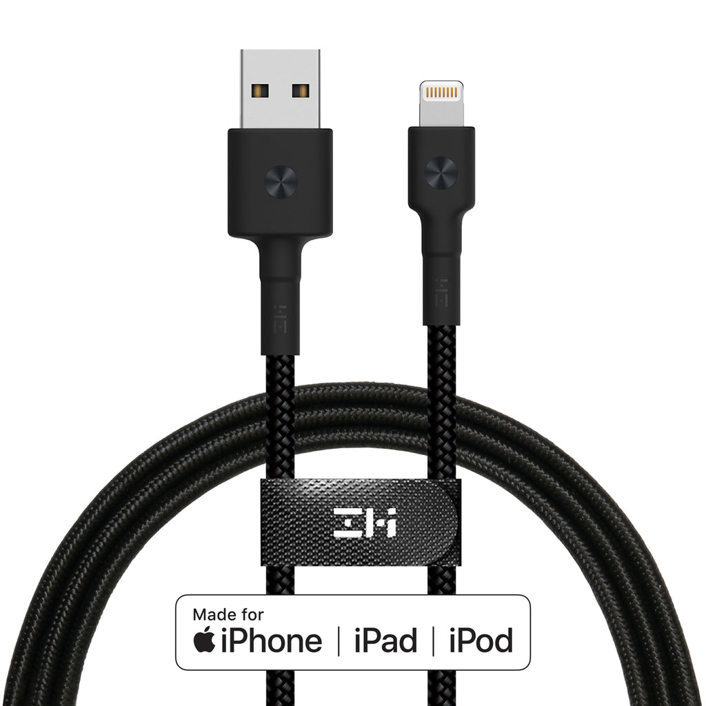 MFi Certified Premium Lightning to USB Cable, PP Braided Sleeve for iP –  ZMI/Reason ONE
