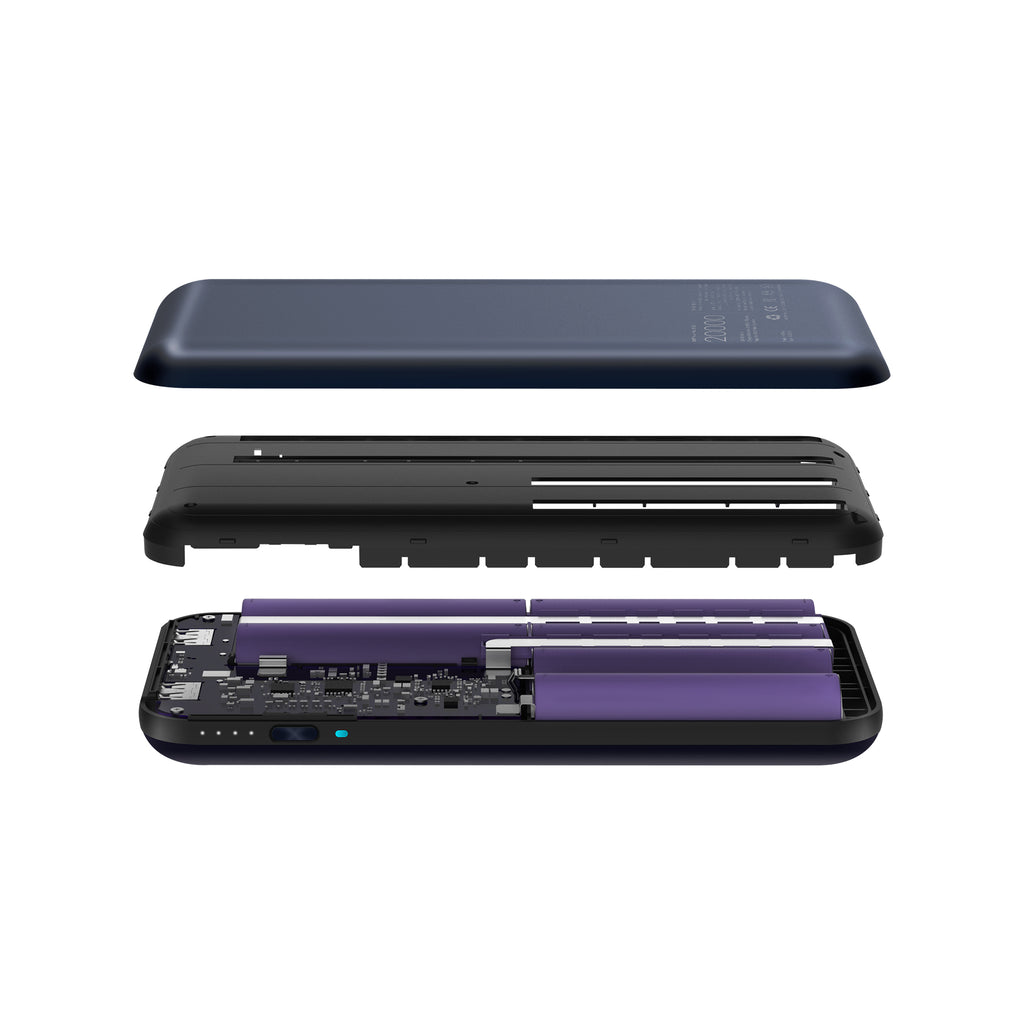 PowerPack 20K - USB PD Backup Battery & Hub for MacBook Air 2018 & newer/MacBook Pro 2016 & newer/Pixelbook/Nintendo Switch/GoPro